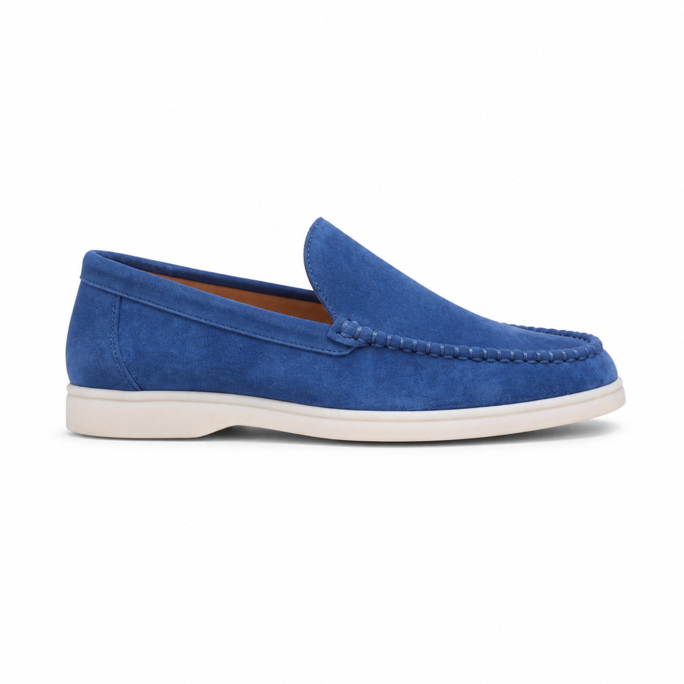 Bellaro Ultramarine loafer — side profile on white