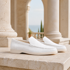 Bellaro white loafers in colonnade