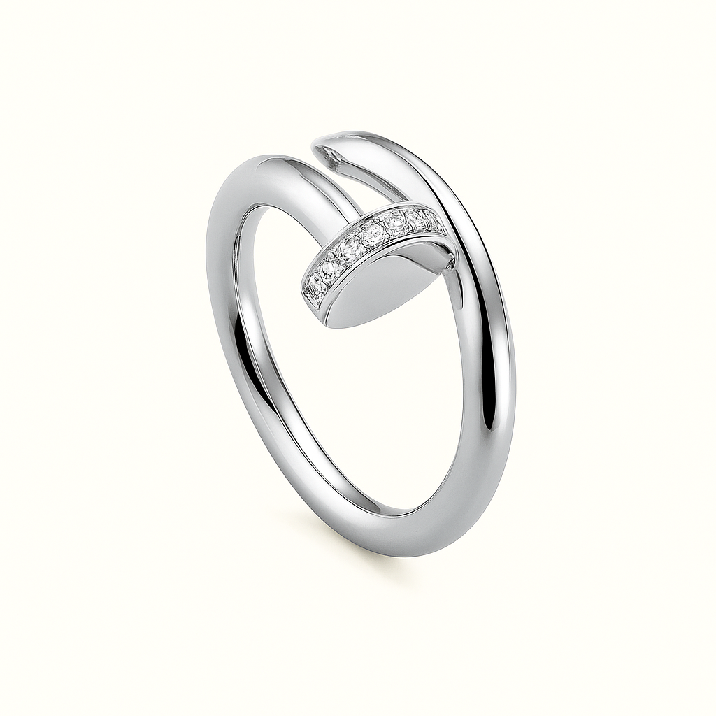Crystal Nail Wrap Ring