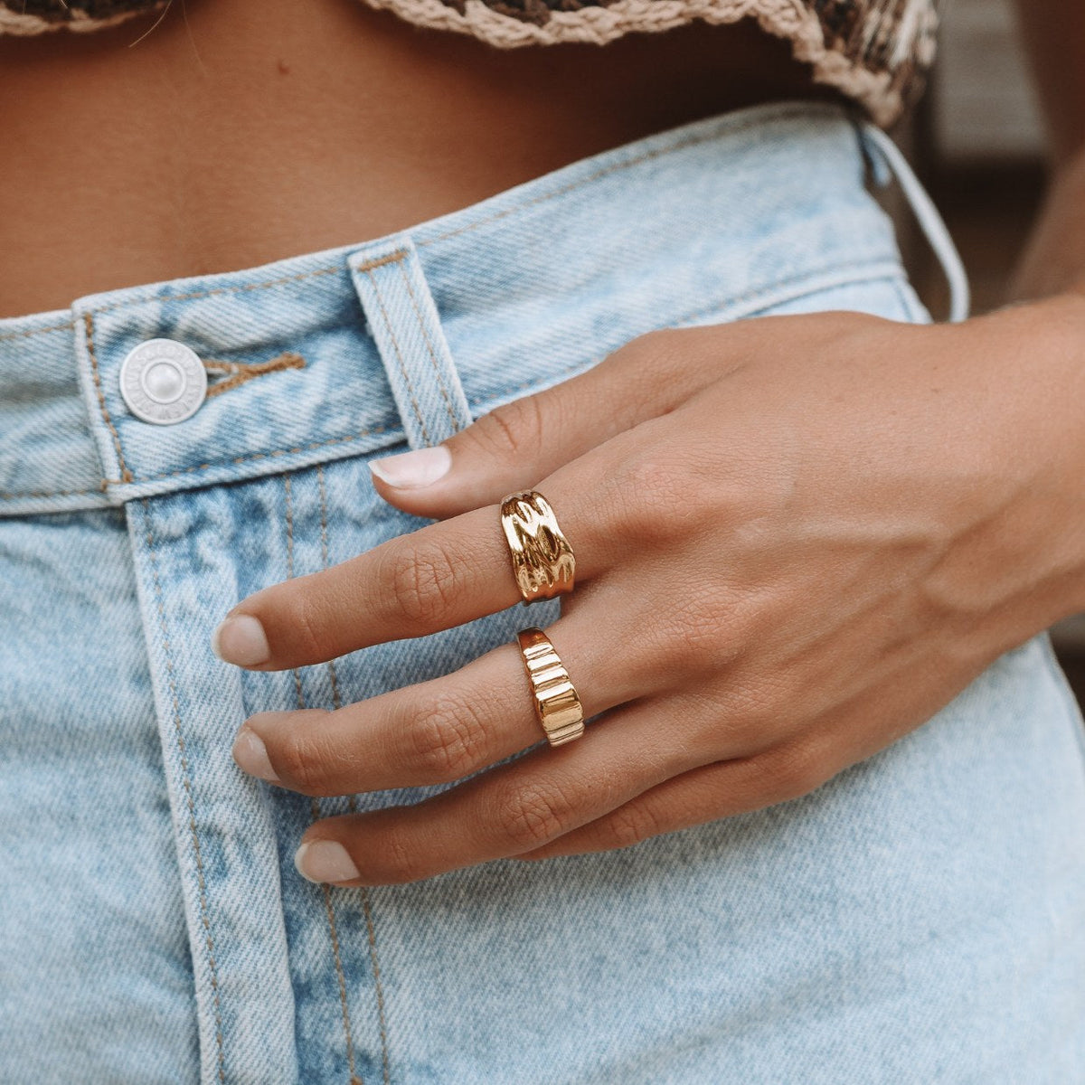 Bruce & Co Gaia – Sculpted Openwork Band Ring