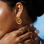 Bruce & Co Double Twist – Open Wrap Statement Ring