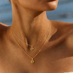 Bruce & Co Round CZ Birthstone Necklace, 9 mm