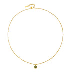 Bruce & Co Round CZ Birthstone Necklace, 9 mm
