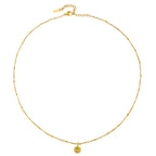 Bruce & Co Round CZ Birthstone Necklace, 9 mm