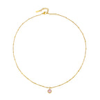 Bruce & Co Round CZ Birthstone Necklace, 9 mm