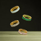 Bruce & Co Birthstone-Color Cubic Zirconia Eternity Ring, 6.6 mm
