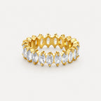 Bruce & Co Birthstone-Color Cubic Zirconia Eternity Ring, 6.6 mm