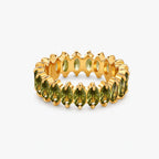 Bruce & Co Birthstone-Color Cubic Zirconia Eternity Ring, 6.6 mm