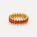 Bruce & Co Birthstone-Color Cubic Zirconia Eternity Ring, 6.6 mm