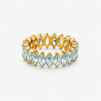Bruce & Co Birthstone-Color Cubic Zirconia Eternity Ring, 6.6 mm