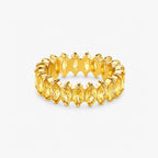 Bruce & Co Birthstone-Color Cubic Zirconia Eternity Ring, 6.6 mm