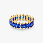 Bruce & Co Birthstone-Color Cubic Zirconia Eternity Ring, 6.6 mm
