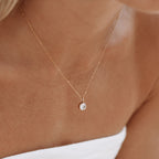 Bruce & Co Round CZ Birthstone Necklace, 9 mm