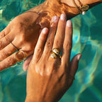Bruce & Co Double Twist – Open Wrap Statement Ring