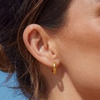 Bruce & Co Bold Huggie Hoop Earrings, 16 mm, Steel