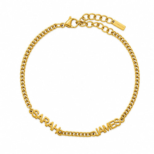 Bruce & Co Bold Name Bracelet