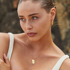 Bruce & Co Seaside – Sunburst Tag Pendant Necklace