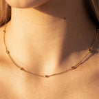 Bruce & Co Brisa – Oval Bead Station Choker, 37 cm