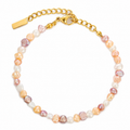 pink freshwater pearl bracelet perla rosa