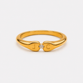 two initial heart ring