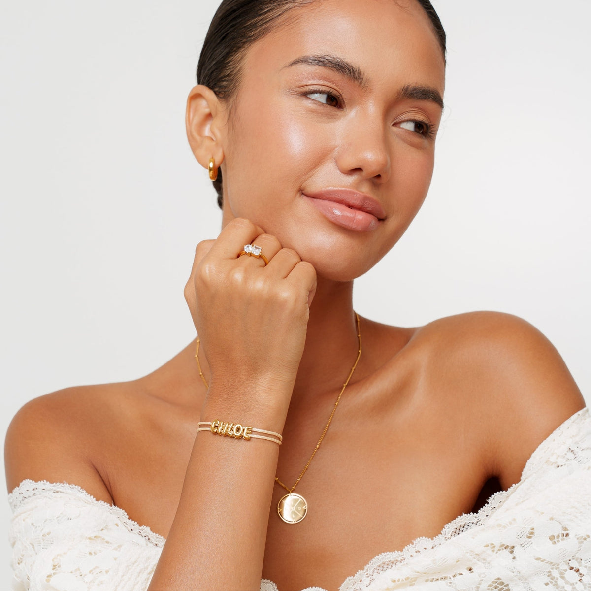 Bruce & Co Bubble Name Bracelet