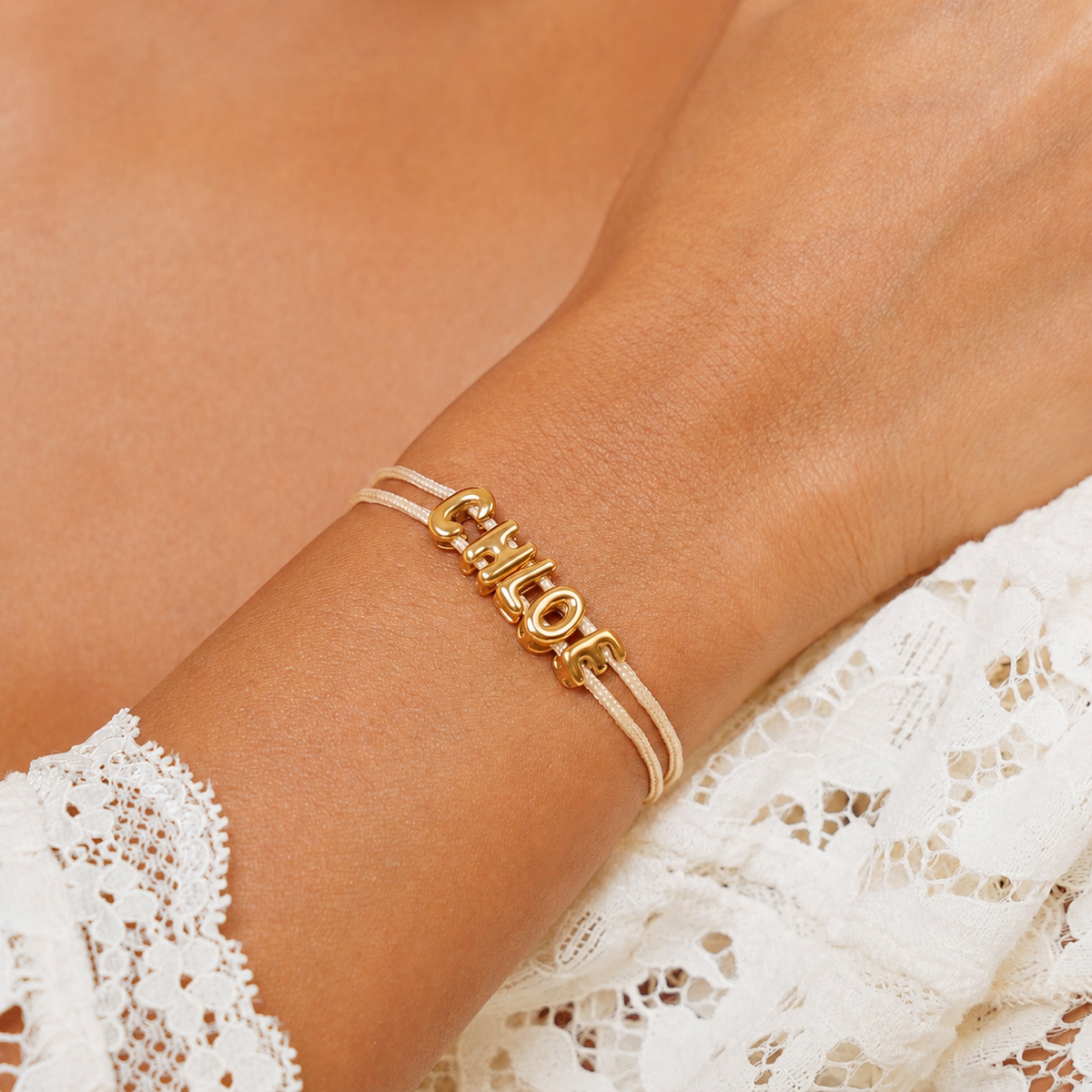 Bruce & Co Bubble Name Bracelet