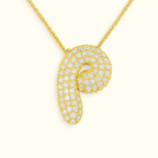 Bruce & Co Bubble Initial Crystal Necklace, A–Z, 18 in