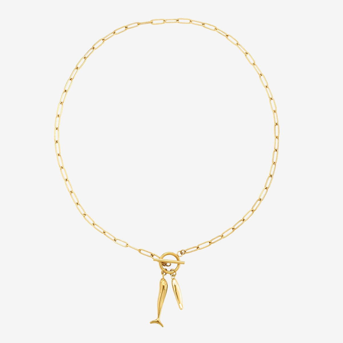 Bruce & Co Cala – Two Fish Pendant Necklace, 45 cm