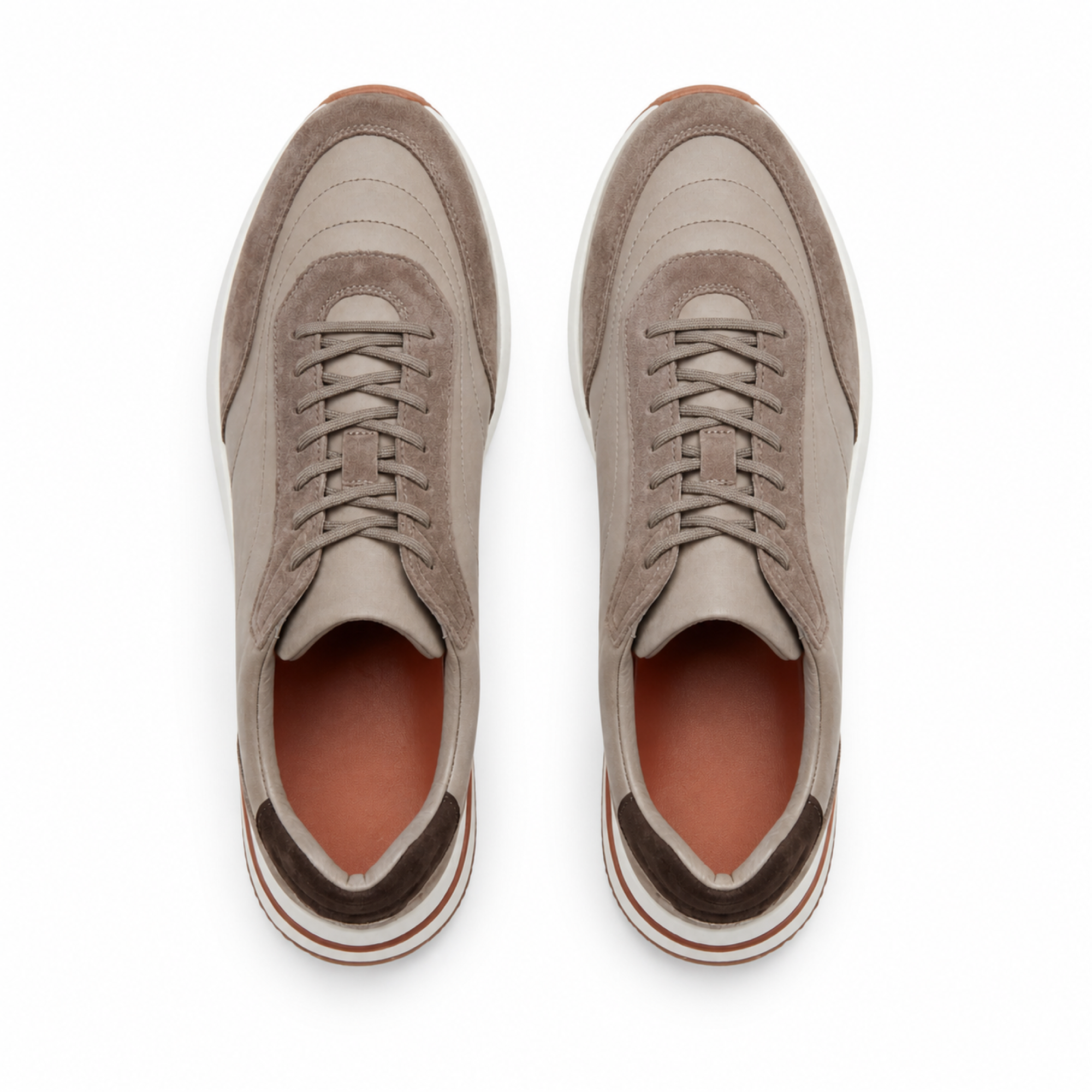 Caldris Stone sneakers — top view on white