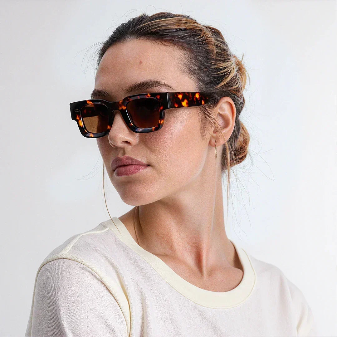 Polarized UV400 Narrow Rectangle Sunglasses – CANNES
