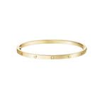 Bruce & Co Love Refined – Slim Screw Detail Bangle