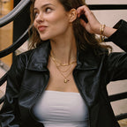 Bruce & Co Starlight – Star-Set Zirconia Tag Necklace