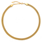 Bruce & Co Sifnos – Woven Chain Choker, 6 mm, Steel