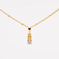 Bruce & Co Citrus – Zircon Drop Pendant Necklace, 11 mm