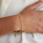 Bruce & Co Cozumel – Paperclip Chain Bracelet, 3 mm × 16 cm