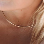 Bruce & Co Classy – Curb Chain Choker, 3 mm × 36 cm