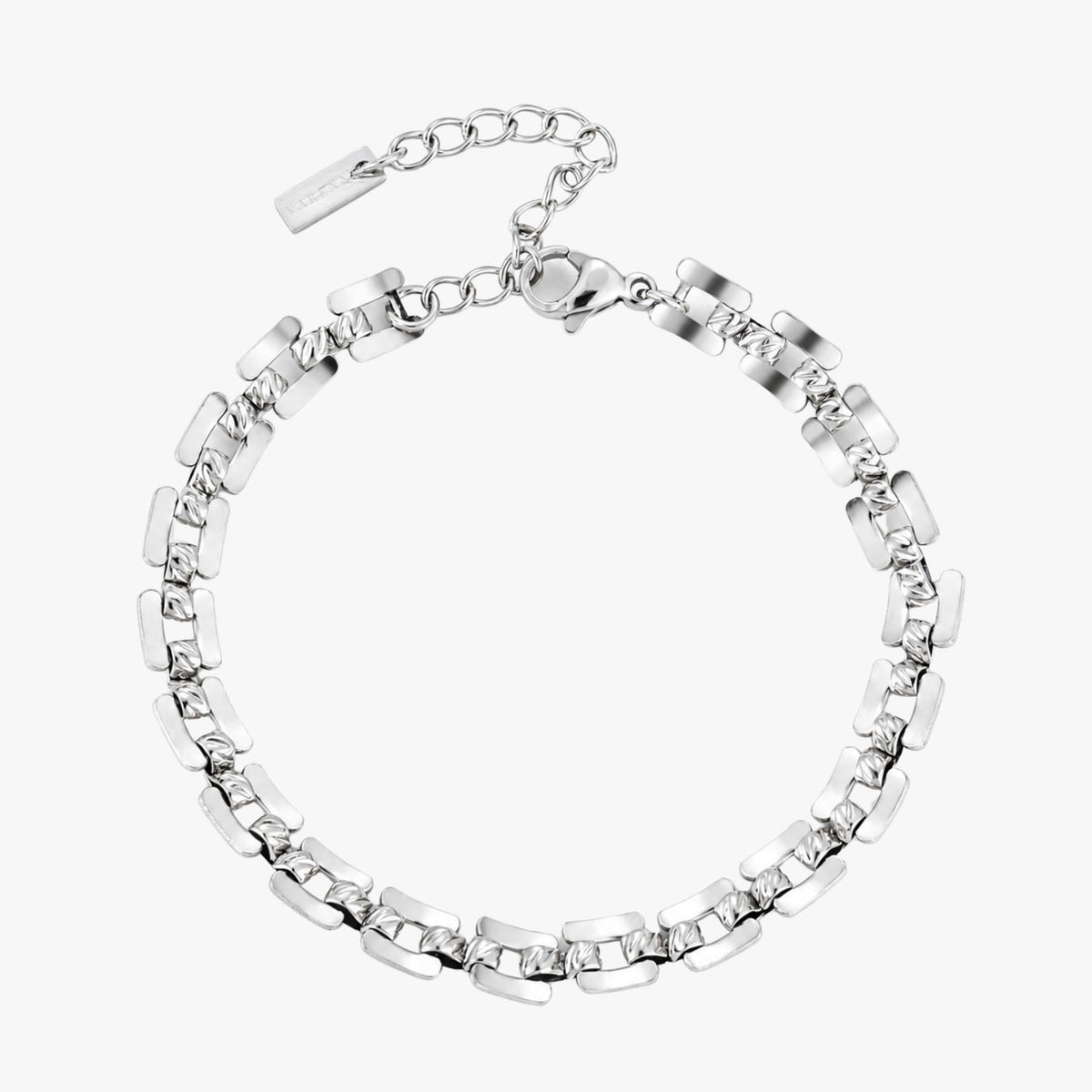 Bruce & Co Link Chain Bracelet, 5.6 mm, Stainless Steel