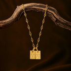 Bruce & Co Initial Tag Necklace
