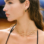 Bruce & Co Ibiza – Chunky Oval Link Choker, 15.4 mm