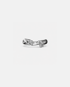 Bruce & Co Creation of Adam Adjustable Hands Ring, Silver-Plated