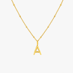 Bruce & Co Initial & Birthstone Charm Necklace