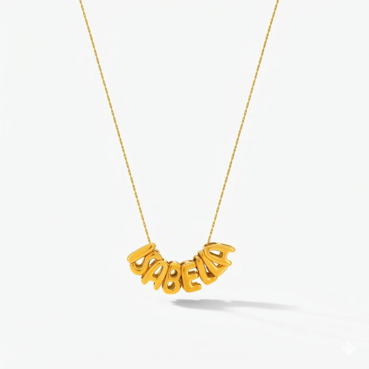 Bruce & Co Bubble Name Necklace