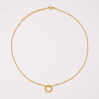 Engravable Ring Necklace