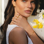 Bruce & Co Kaia – White Zircon Rectangular Signet Ring