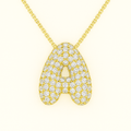 Bruce & Co Bubble Initial Crystal Necklace, A–Z, 18 in