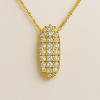 Bruce & Co Bubble Initial Crystal Necklace, A–Z, 18 in