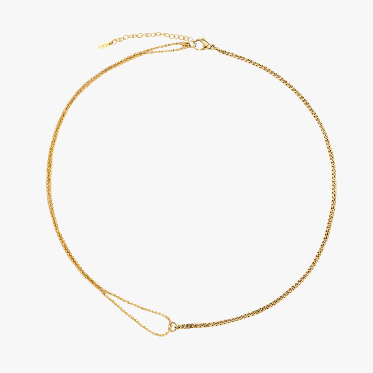 Bruce & Co Double Trouble – Split Chain Choker, 39 cm