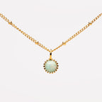 Bruce & Co Round Mint Opal Pendant Necklace, 6 mm