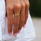 Bruce & Co Breeze – Fine Double Band Ring