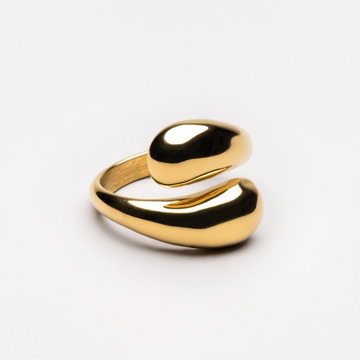 Bruce & Co Double Twist – Open Wrap Statement Ring